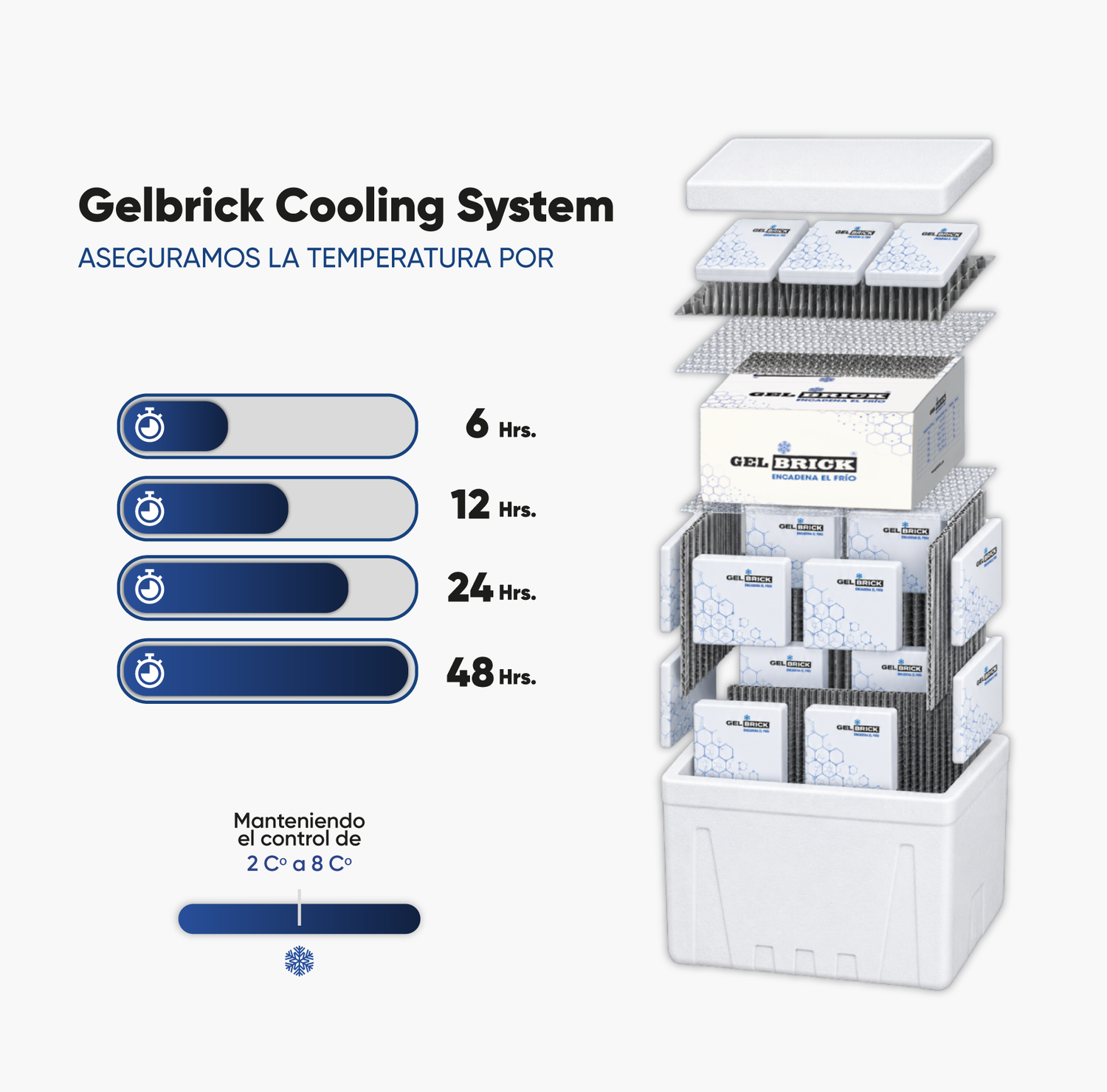 Cooling System de Gelbrick 48 horas