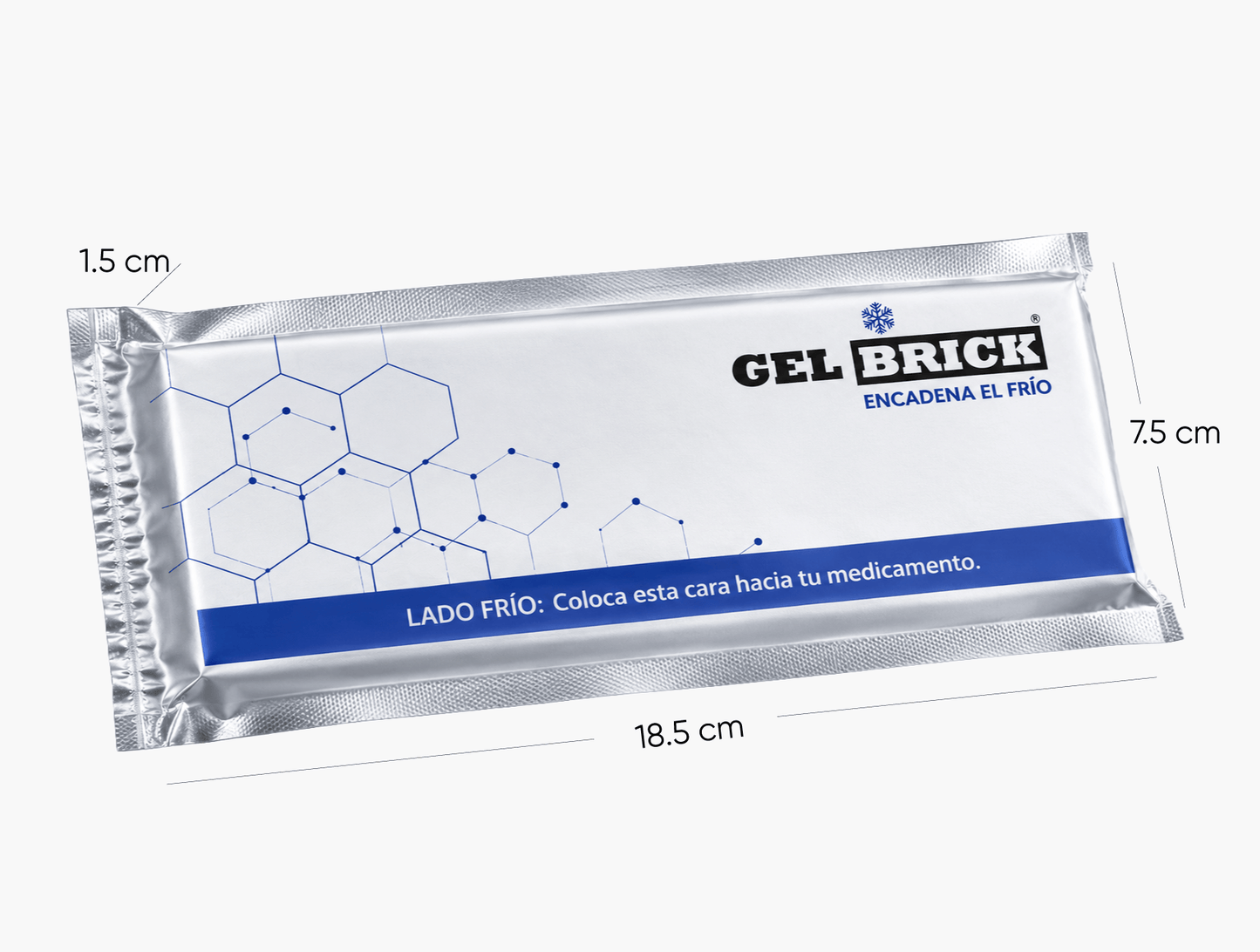 Placa Refrigerante Gelbrick insulina 210 g