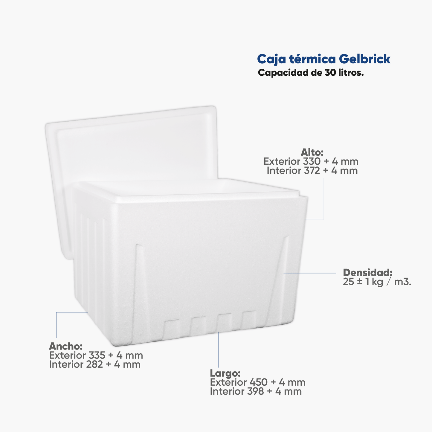 Caja térmica Gelbrick 30L Hielera