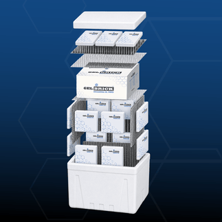 Gelbrick Cadena de frío Cooling System